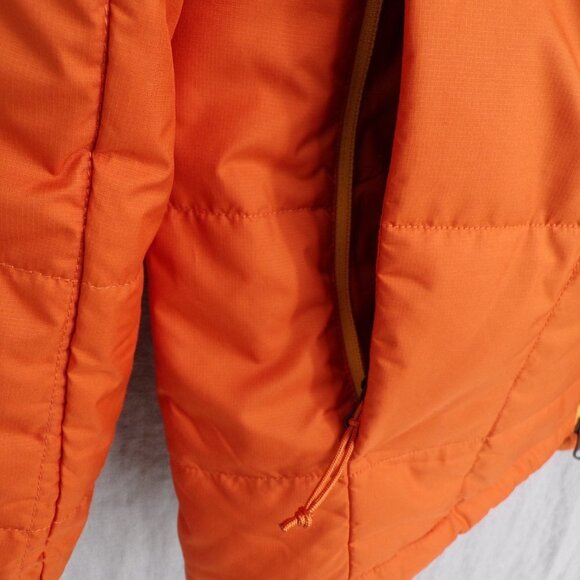 Stoic Men's M Puffer Jacket Full Zip Light Weight Blue Orange Color Block - Picture 4 of 11